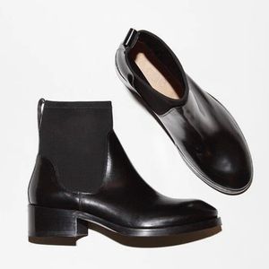 Acne Studios Comet Boots Made in Italy Black Leather